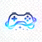 YY易游App官网logo，蓝色渐变品牌标识